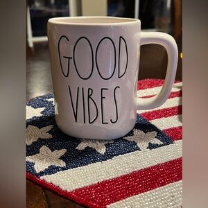 Rae Dunn Good Vibes Coffee Mug
